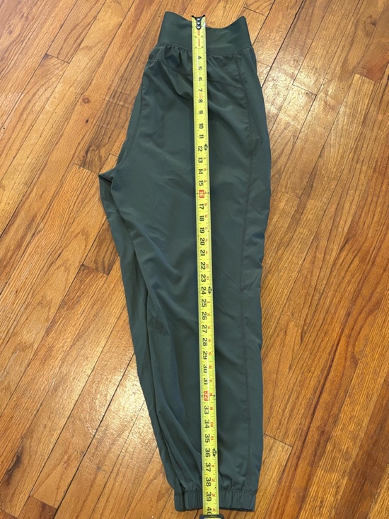 90 Degree By Reflex Olive Athletic Joggers with Elastic Cuffs - Picture 7 of 9